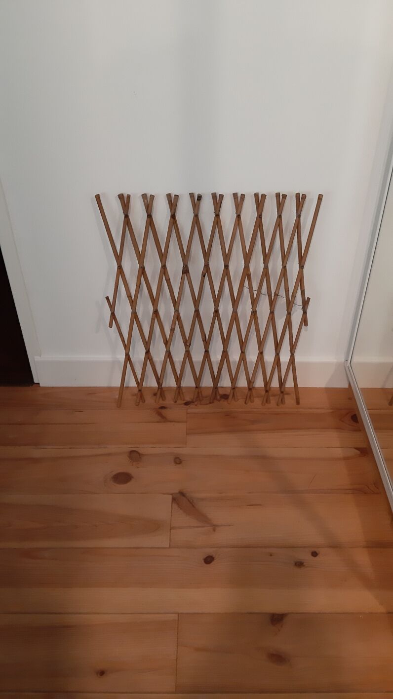 Claustra trellis vintage bamboo braces