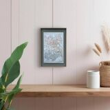 Vicenza, Italy, old map, printed in 1909. Authentic.