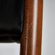 Set of Italian Leather Glossy Finish Chairs