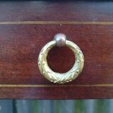 Louis XVI-style mahogany and marble console