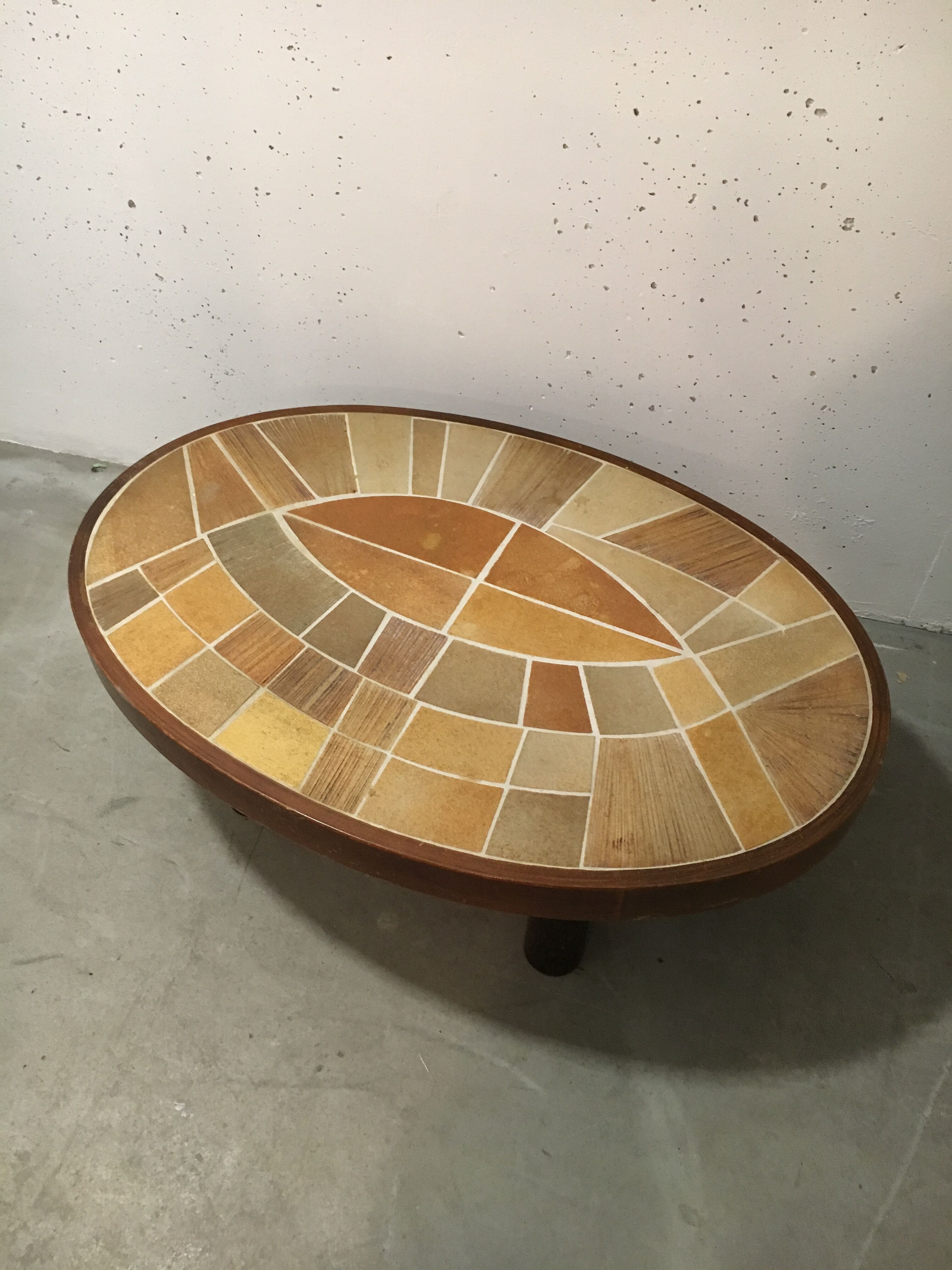 Table basse céramique vintage Vallauris