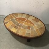 Ceramic coffee table, Vintage, Vallauris