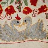 Vintage Turkish rug hand-knotted 50x92 cm