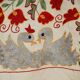Tapis turc vintage noué à la main 50x92 cm
