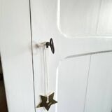 Antique vintage white Parisian wardrobe