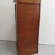 Vintage oak filing cabinet with roller shutter