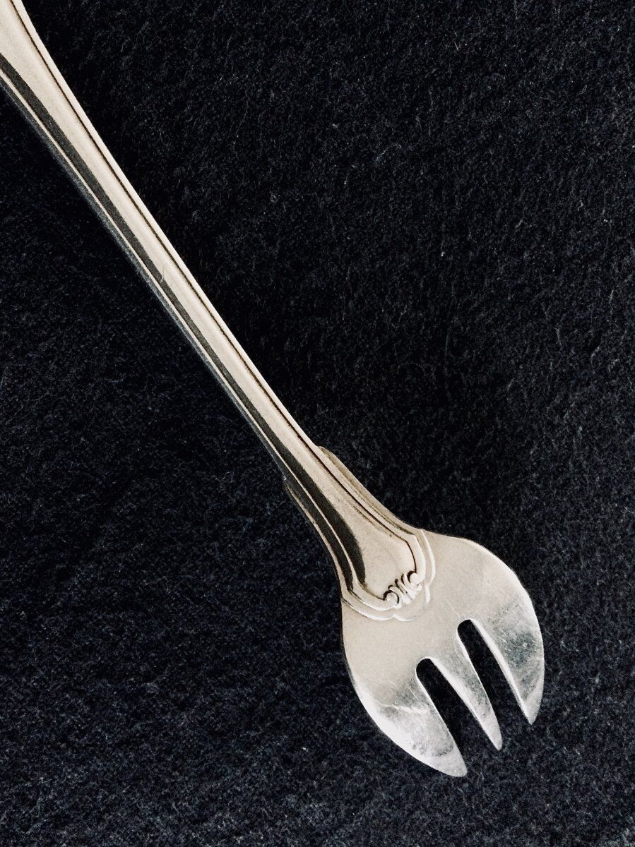 12 oyster forks christofle vendôme