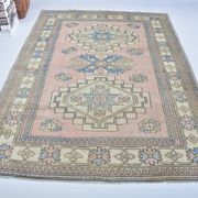 Oushak floral rug sku 3543