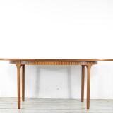 Midcentury Mcintosh oblong teak extending table. vintage modern, Danish