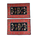 Pair of Moldovan kilim carpets