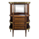 19th-century bar in Louis XVI style made of mahogany.