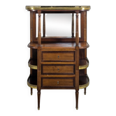 19th-century Louis XVI style mahogany bar