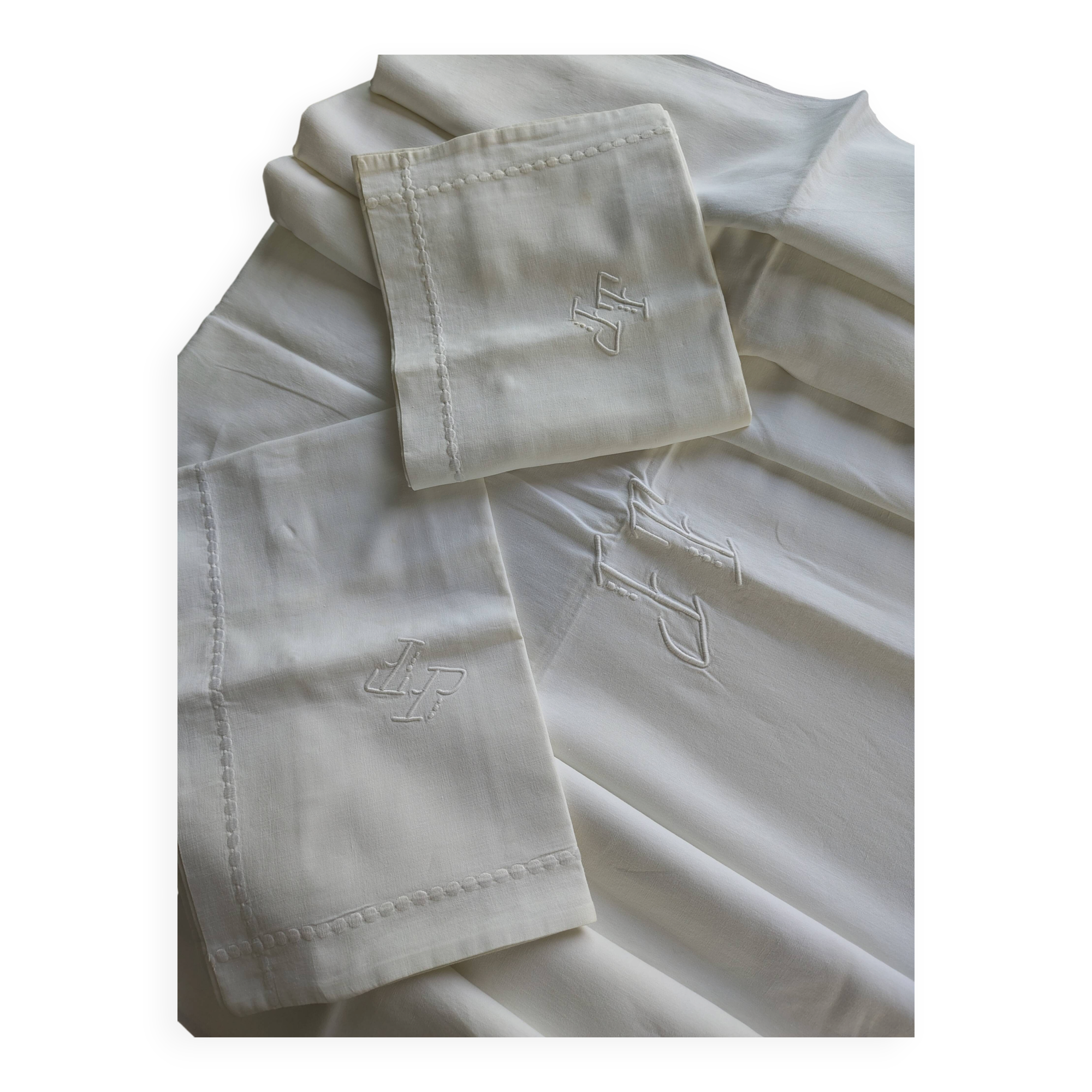 Old white fabric