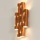 Large tubular copper wall light from the 1960s, Spain.
