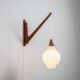 Mid-Century Danish suspended wall lamp