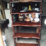 Napoleon III style shelf in mahogany color
