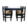Table à manger & six chaises de salle à manger