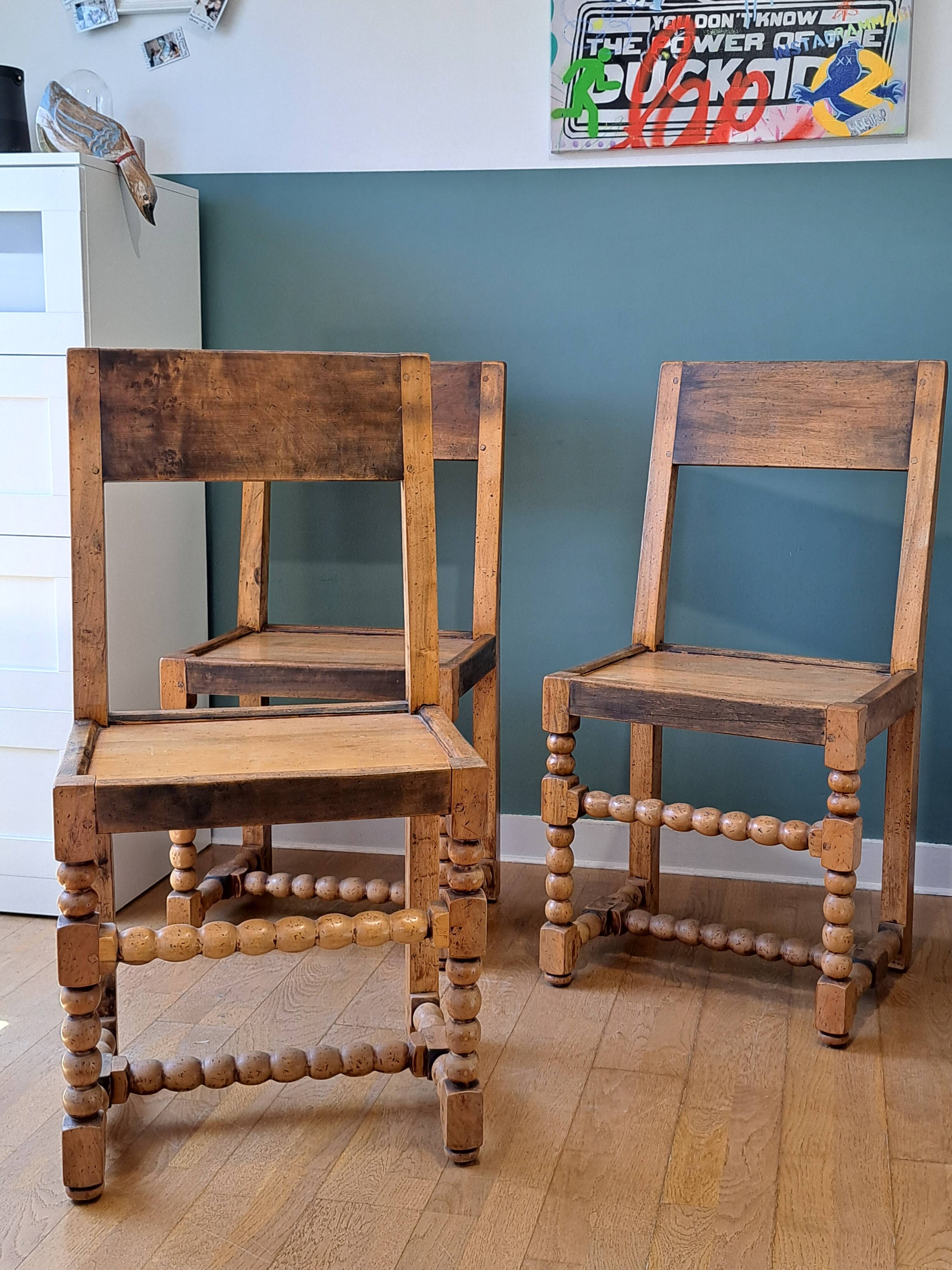 4 Arts and Crafts chairs