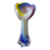 Vase design Fleur Arum. In blown art glass, Murano style. 21 cm.