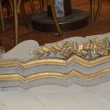 LOUIS XV style ledge in carved and patinated wood
