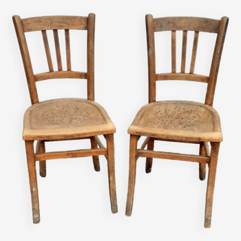 Chaises bistrot "luterma "