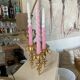Vintage gilded bronze chandelier
