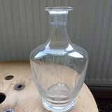 Glass carafe graphic patterns, vintage 1970s