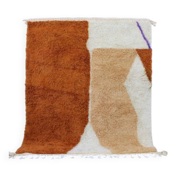 Tapis beni ouraine artisanale fait main