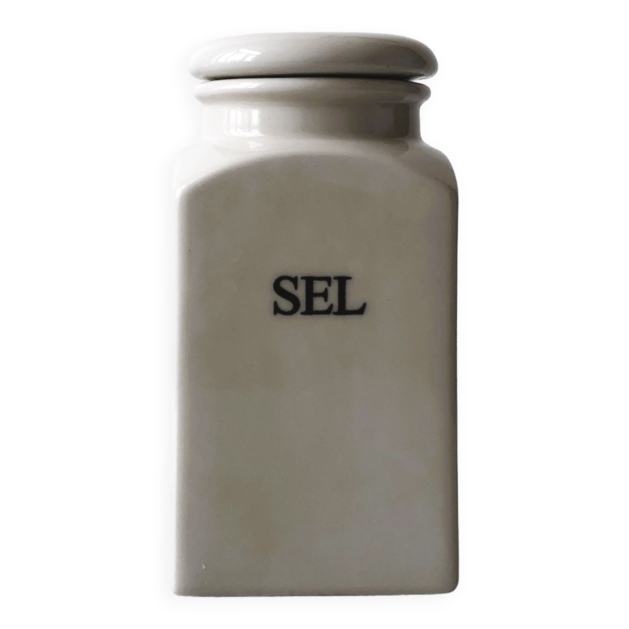 Salt jar ceramic storage of the brand friulana accessori
