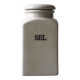 Salt jar ceramic storage of the brand friulana accessori