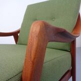 Danish Filigree Teak Armchairs, 1960s, Set of 2