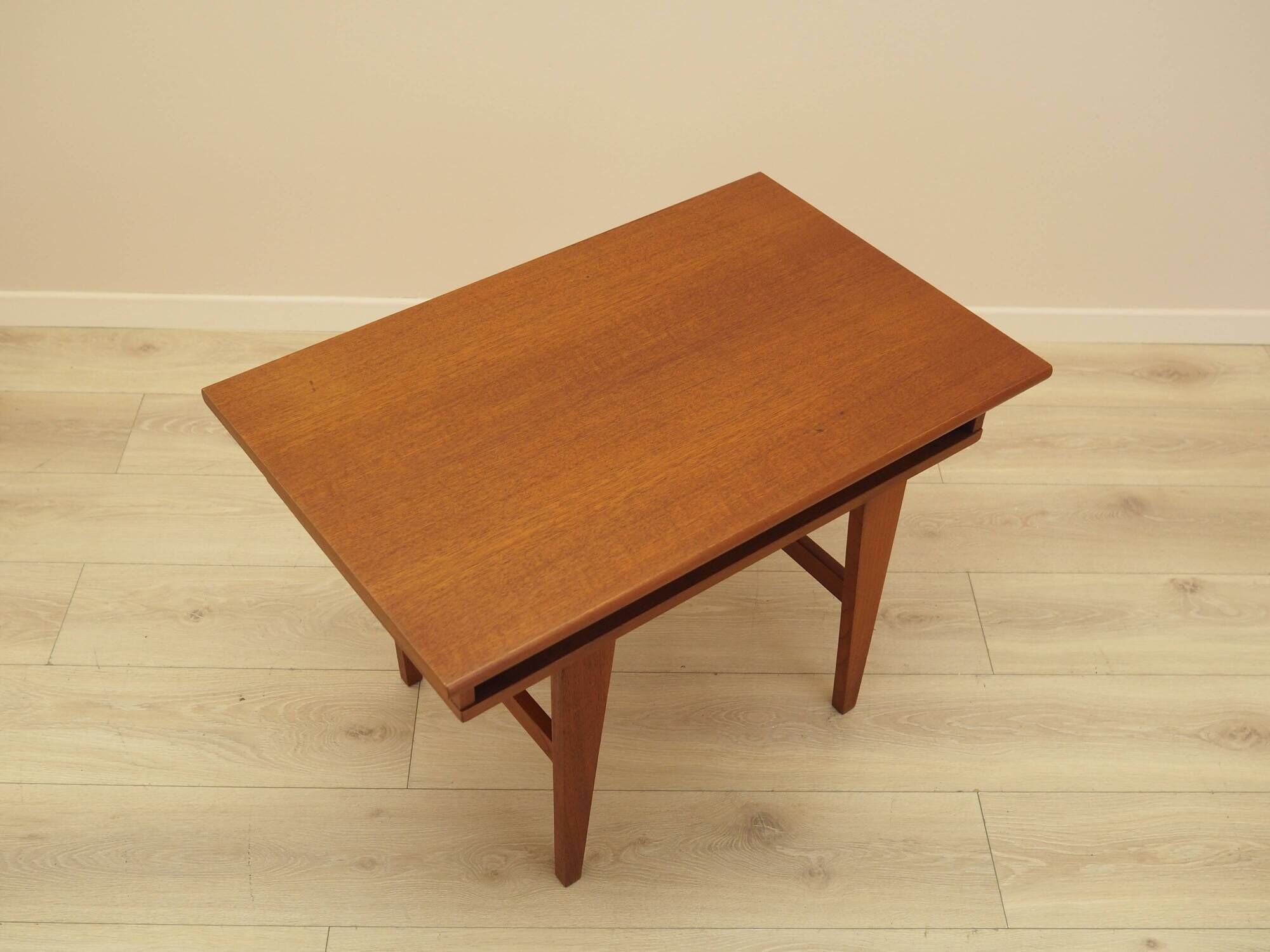 Teak coffee table with shelf, Denmark, 1960s