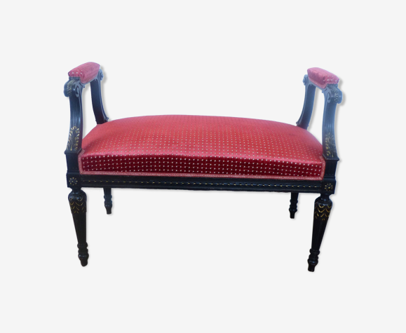 Banquette époque Napoléon III restaurée