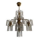 Crystal tassel chandelier from the 60s and 70s