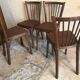 Set of 4 chairs bistrot baumann vintage midcentury