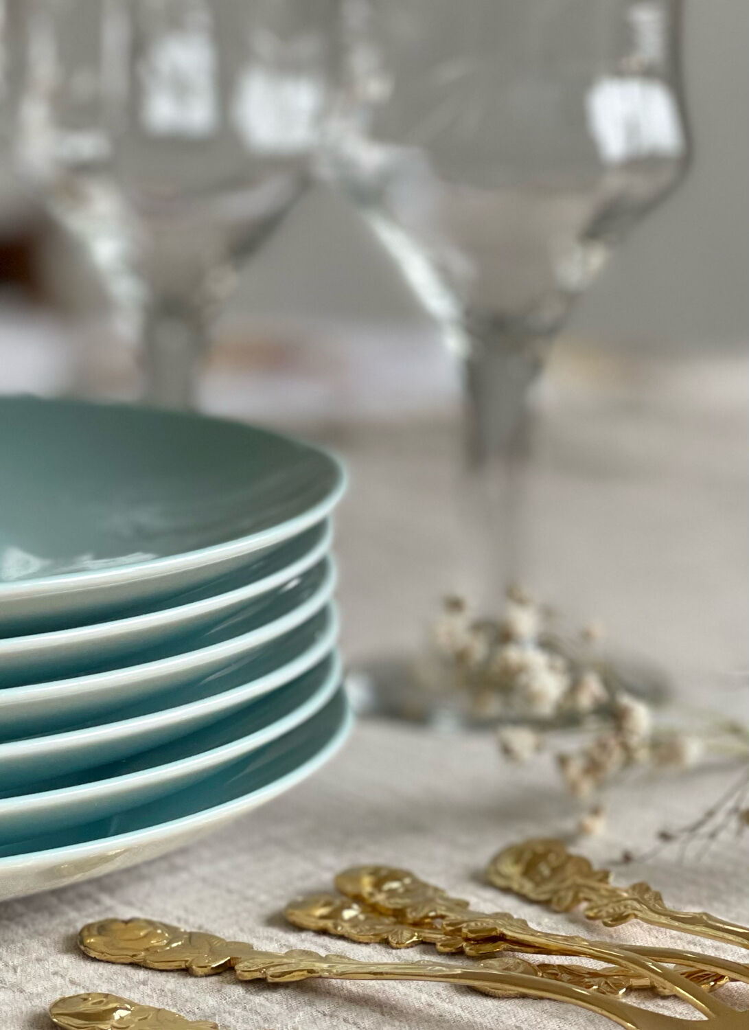 6 Guy Degrenne dessert plates