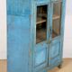 Vaisselier - Burmese teak buffet with original blue patina