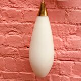 Opaline hanging lamps 60s