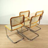 Lot de 4 chaises vintage Cesca « Made in Italy »