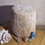 Driftwood Brutalist Side Table