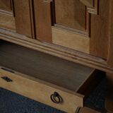 Henning Kjærnulf, enfilade in oak, mid-century Danish, Nyrup Møbelfabrik, 1960s.