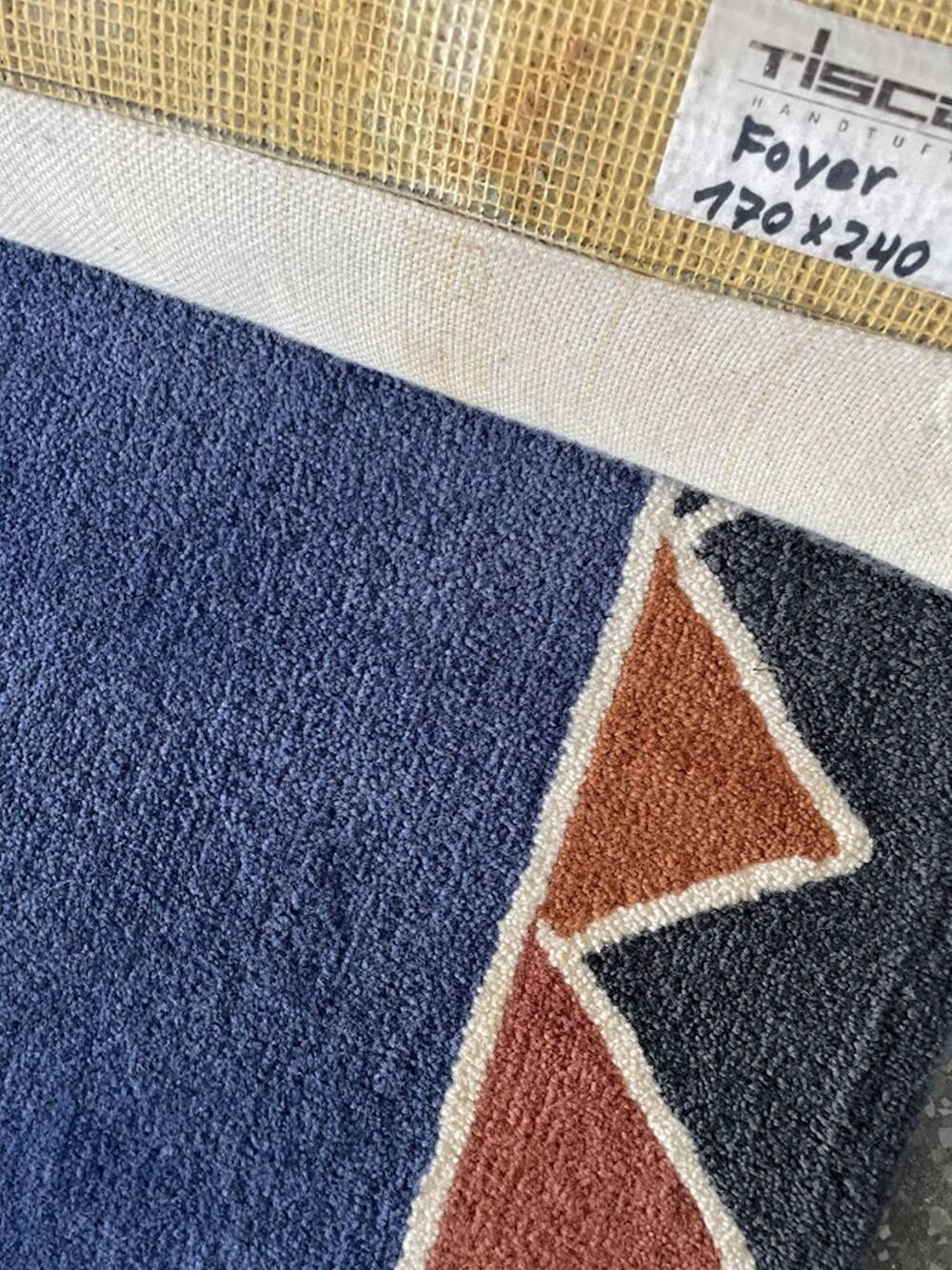 "Foyer" Hand Tufted Rug by Tisca Switzerland 1990s