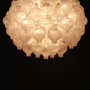 Glass Tulipan chandelier by Kalmar, Austria, 1960s