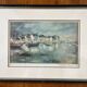 Tableau : Lithographie - Port en Bessin de Claude Guillemot