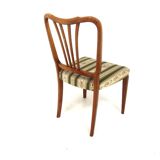 4 chaises en hêtre, Swedish modern, Suède, 1940