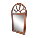 Vintage bamboo mirror