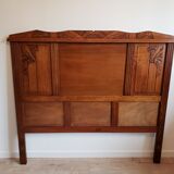 Vintage 50s oak headboard