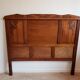 Vintage 50s oak headboard