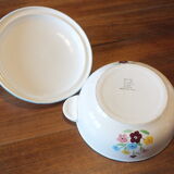Tureen 50s Salins model Jocelyne - flowers