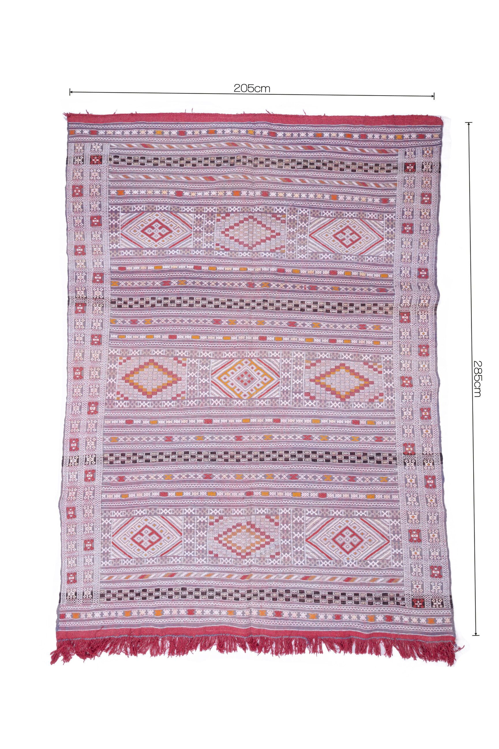 Kilim tifelt blue 205x285cm